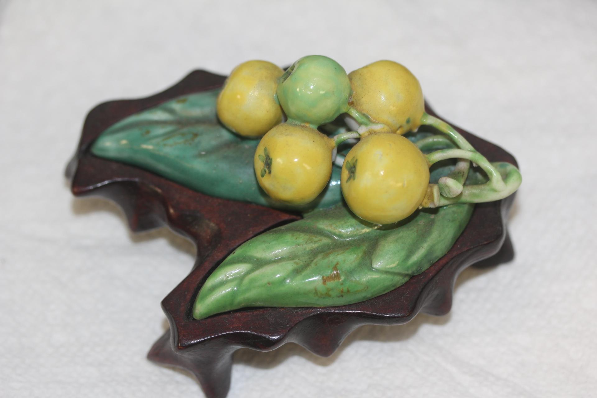 Antique Chinese Fruit on a Stand