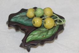Antique Chinese Fruit on a Stand
