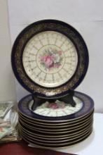 A Set of 11 Rosenthal I v o r y Dinner Plates