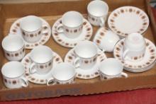 Set of 11 Chinese Export Cups and Saucers