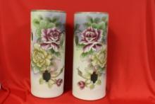 A Pair of Chinese Hat Vases