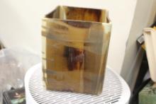 Art Pottery Square Vase