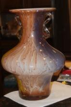 Large Art Glass Vase