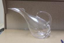 Marked Lenox Glass Pitcher