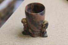 Antique Chinese Soapstone Toothpick Holder