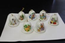 Lot of 7 Walt Disney Grolier Collections Bell