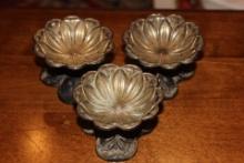Set of 3 Silverplate Alter Dishes