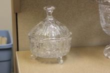 Cut Glass Candy Bowl