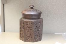 Cylinder Exotic Wood Box