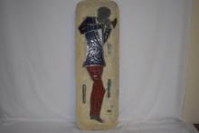 A Hand Painted Italian Long Tray