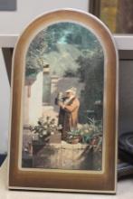 Reproduction Print of Spitzweg on Board