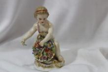 A Signed Meissen Figurine