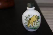 A Vintage Chinese Porcelain Snuff Bottle