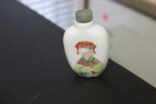 A Chinese Porcelain Snuff Bottle