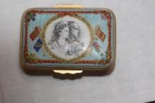 Rare Halycon Days Enamel Trinket Box