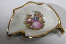 A Limoges Leaf Dish