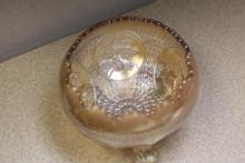 Carnival glass bowl