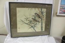 An Antique/Vintage Chinese Watercolour on Silk