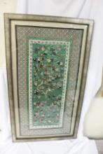 A Framed Chinese Silk