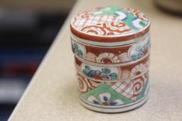 Antique Japanese Imari Jubako Stacking Container
