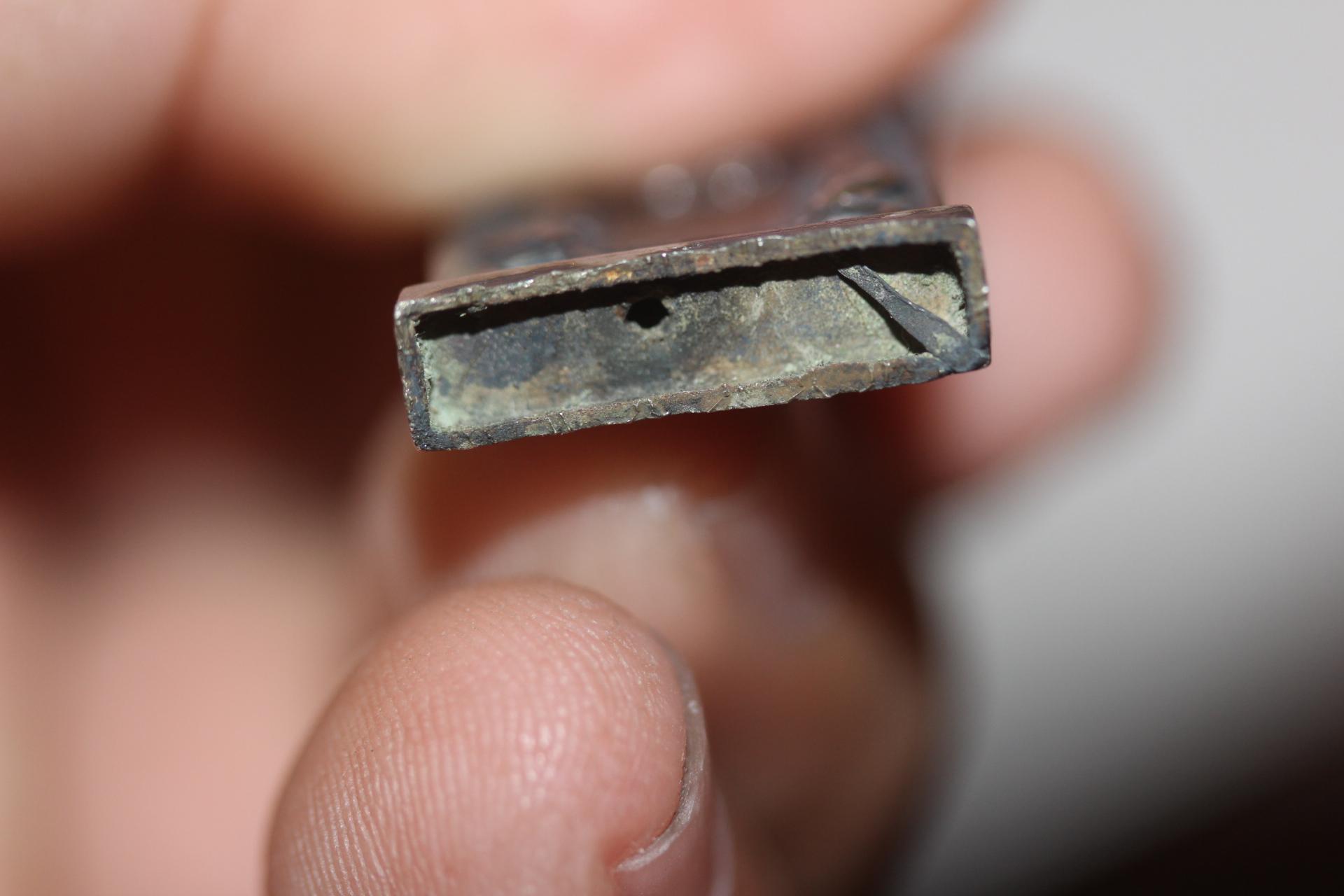 A Sterling Chinese Export Handle