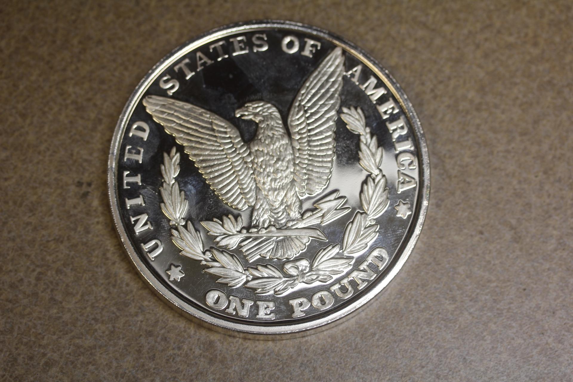 Silver Plated Copy of a Morgan Coin
