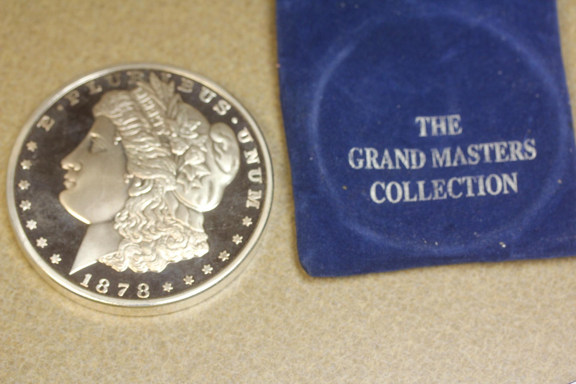 Silver Plated Copy of a Morgan Coin