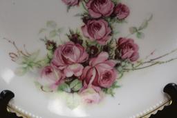 An Antique Silesia Rose Plate