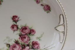 An Antique Silesia Rose Plate