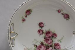 An Antique Silesia Rose Plate