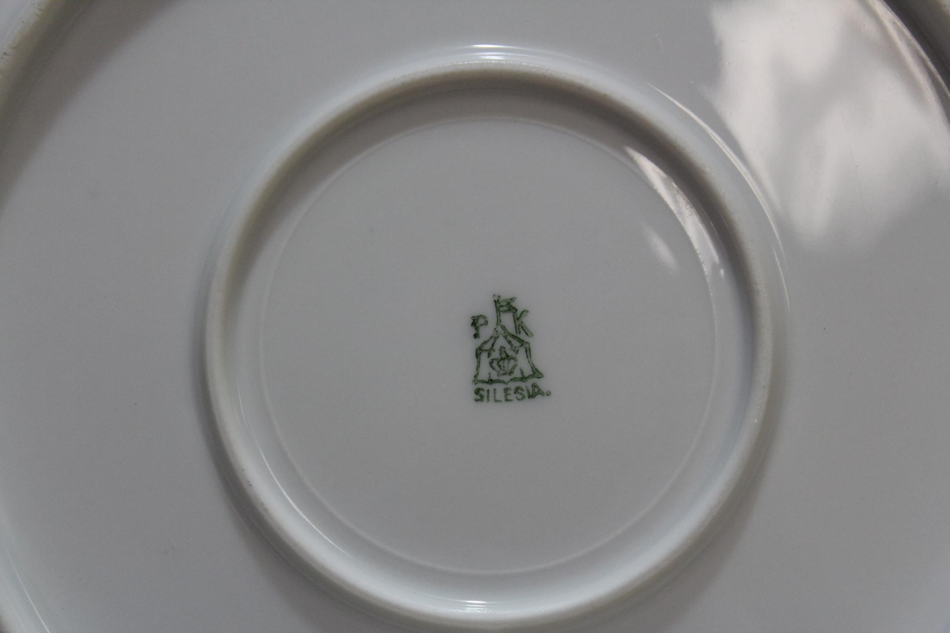 An Antique Silesia Rose Plate
