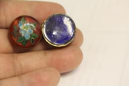 A Miniature Chinese Cloisonne Trinket Box