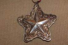 Towel Sterling Christmas Ornament