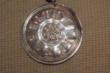 Towel Sterling Christmas Ornament