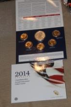 2014 US Mint Uncirculated Silver Eagle Coin Set