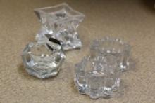 Loto f 4 Small Candle Holders
