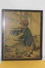 A Print on Wood Panel