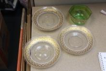 Lot of 4 most likely Moser Glasses Articles