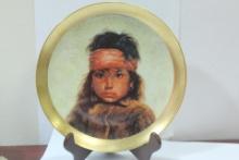 Native American Motif Collector's Plate by Perillo