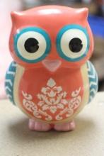 Ceramic Owl Bank