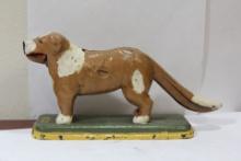 A Vintage/Antique Polychrome Dog Form Nutcracker