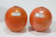 Lot of 2 Gozo Glass Fruit
