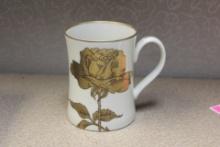 Fitz and Floyd "Golden Rose" Cup