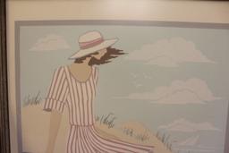 Kathrine Parker Framed Serigraph