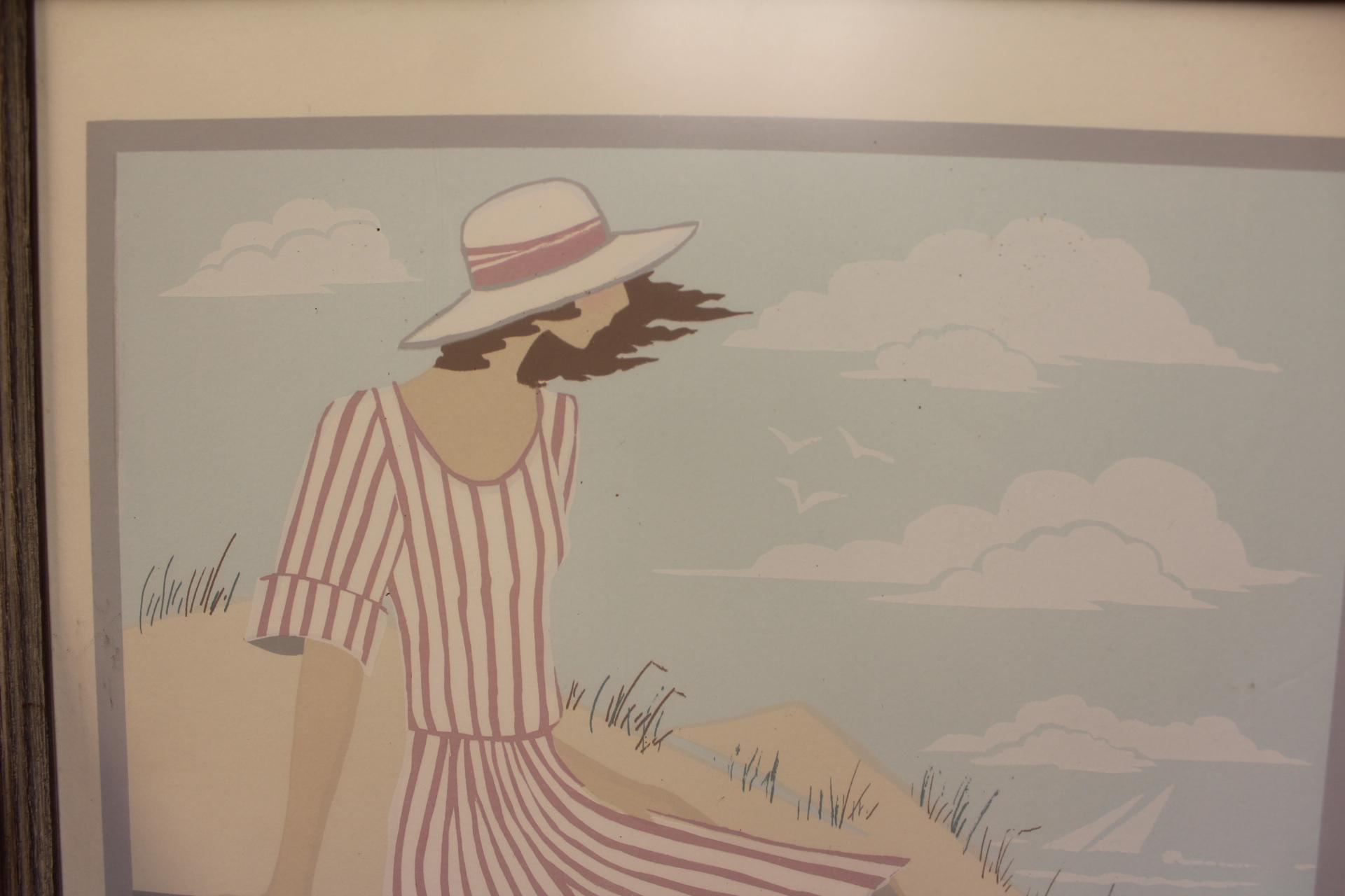 Kathrine Parker Framed Serigraph