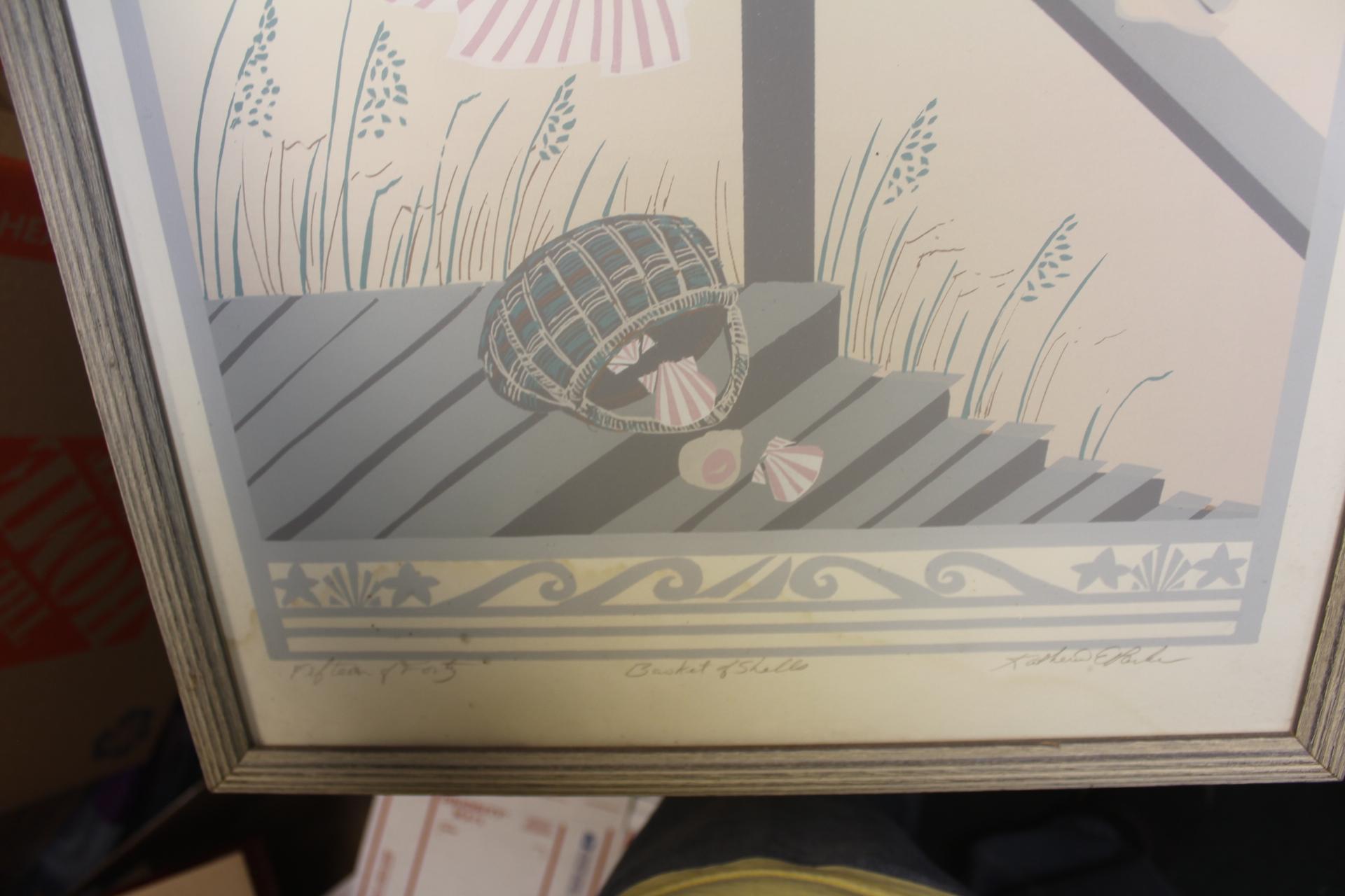 Kathrine Parker Framed Serigraph