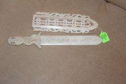 Jade or Hardstone Sword