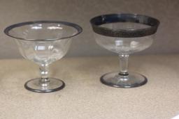 Lot of 2 Silver Overlay Container