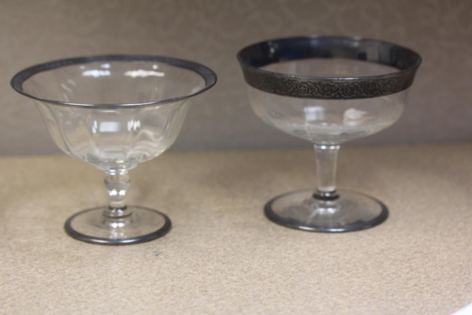 Lot of 2 Silver Overlay Container