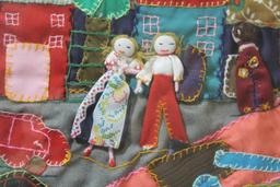 A Handmade Folkart Crazy Quilt